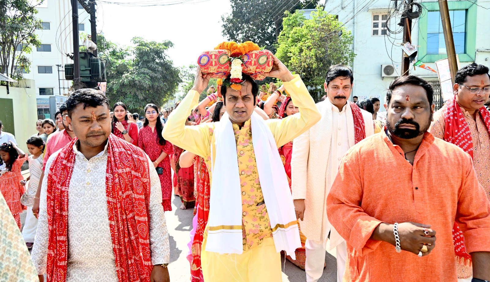 Grand event of Shrimad Bhagwat Katha