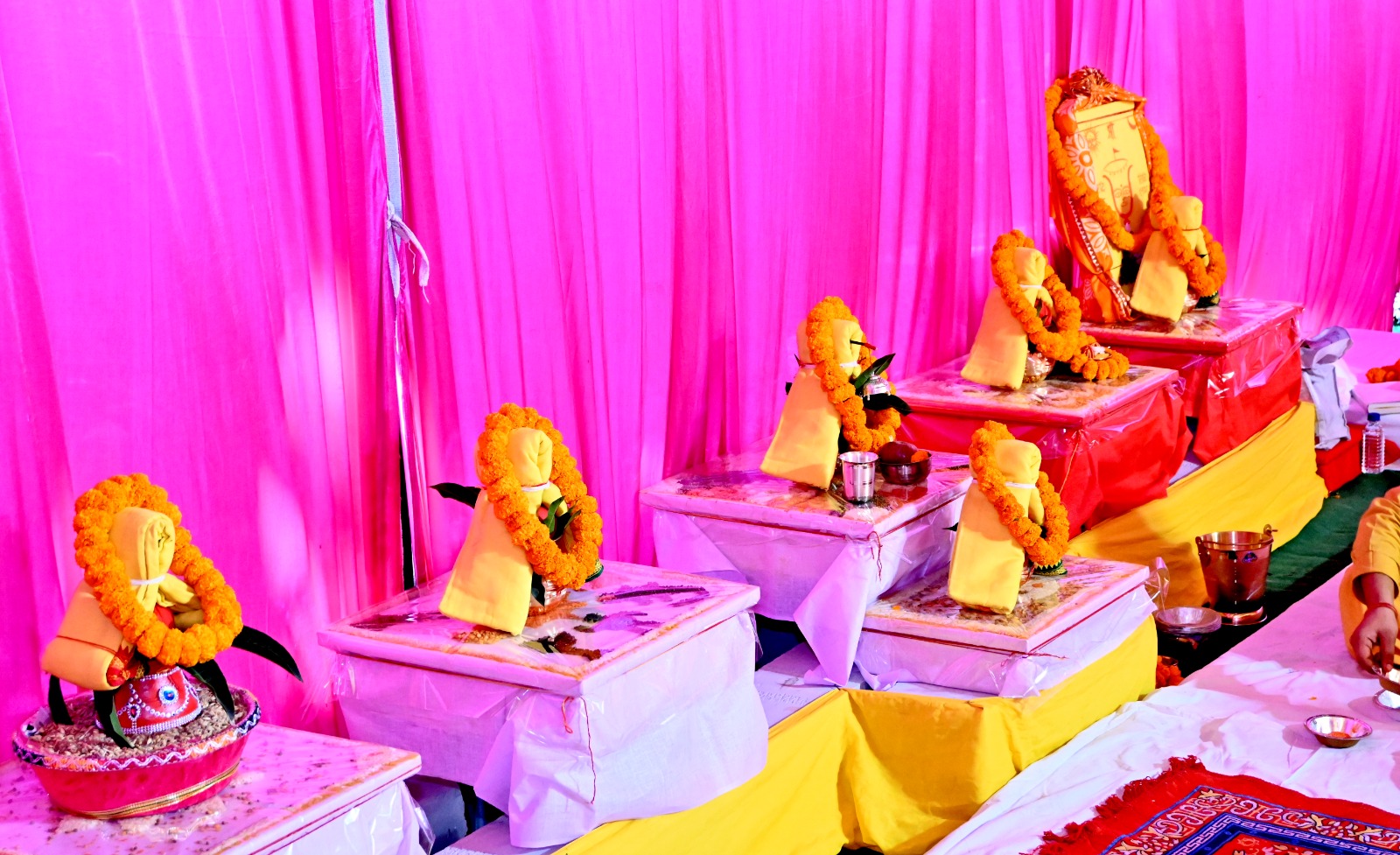 Grand event of Shrimad Bhagwat Katha