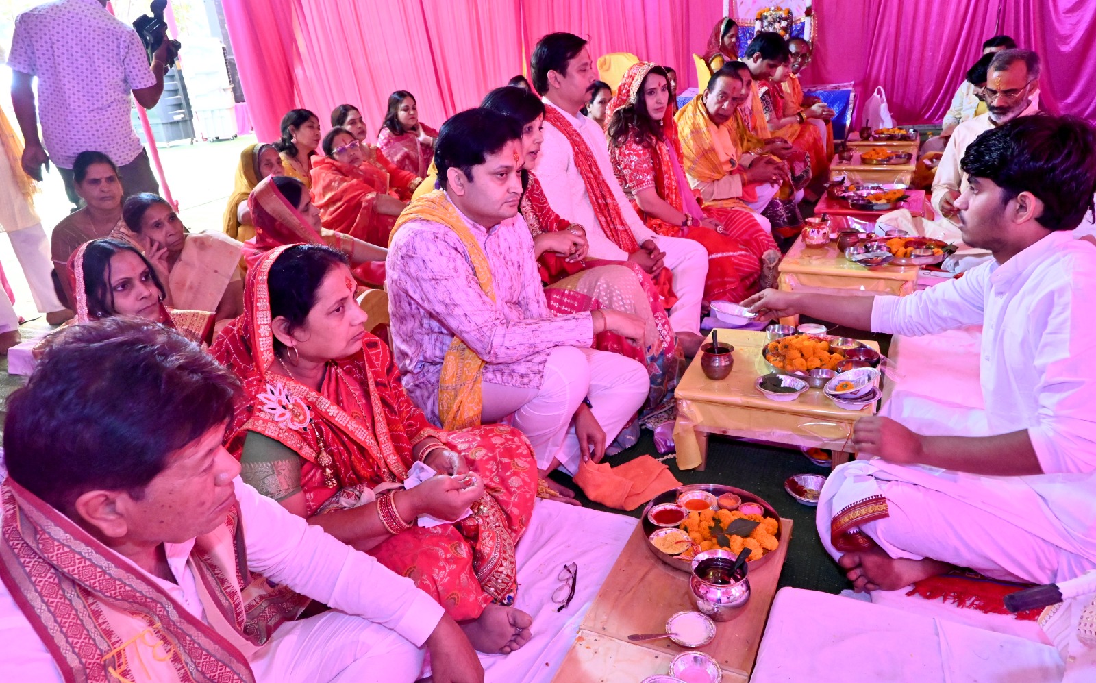 Grand event of Shrimad Bhagwat Katha