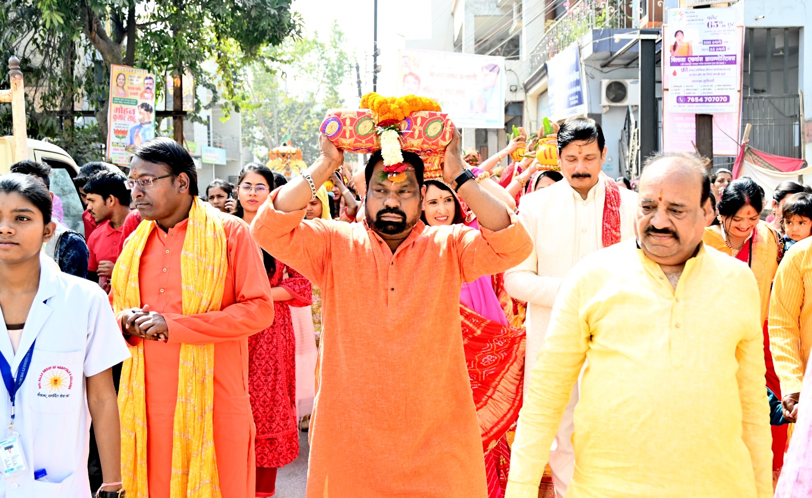 Grand event of Shrimad Bhagwat Katha
