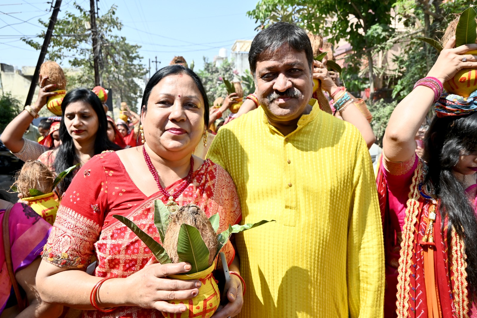 Grand event of Shrimad Bhagwat Katha