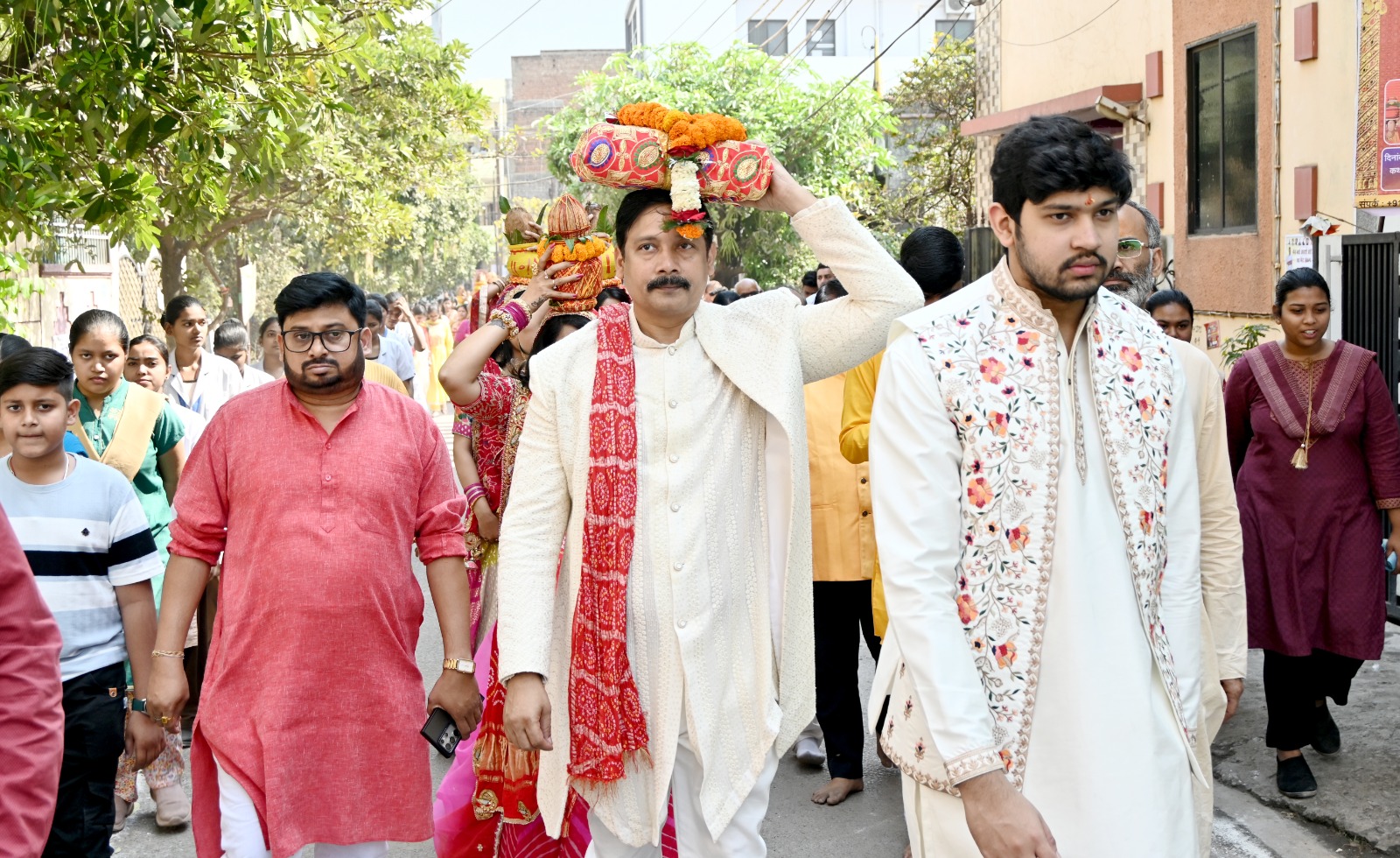 Grand event of Shrimad Bhagwat Katha
