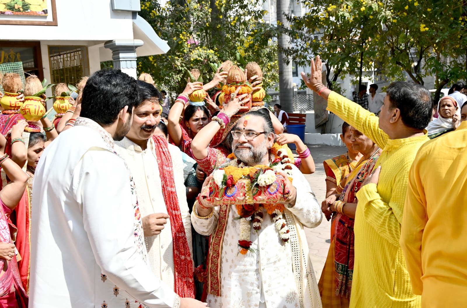 Grand event of Shrimad Bhagwat Katha