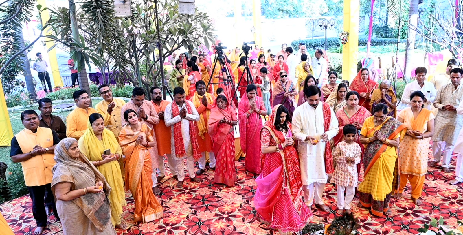 Grand event of Shrimad Bhagwat Katha