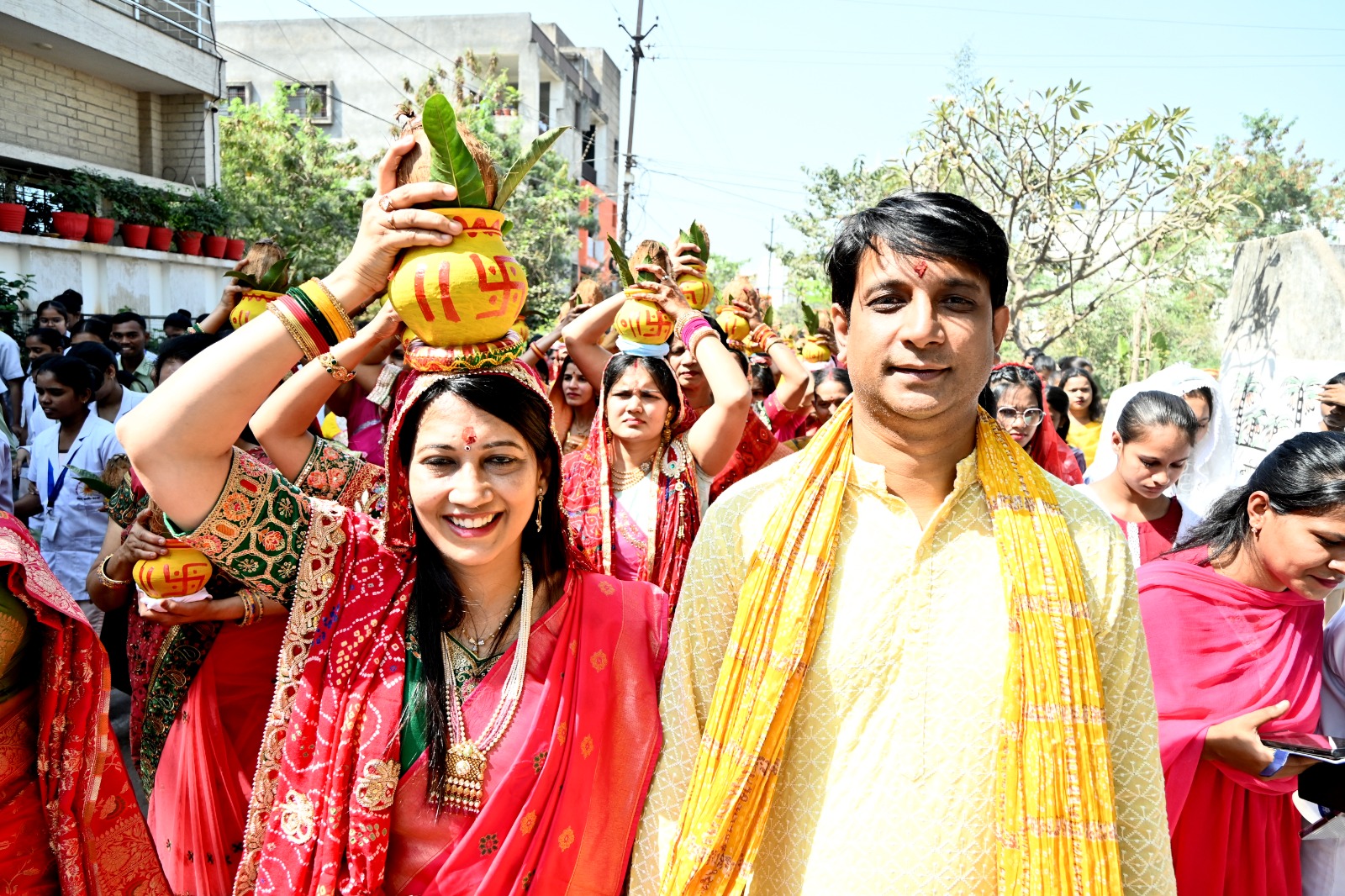 Grand event of Shrimad Bhagwat Katha