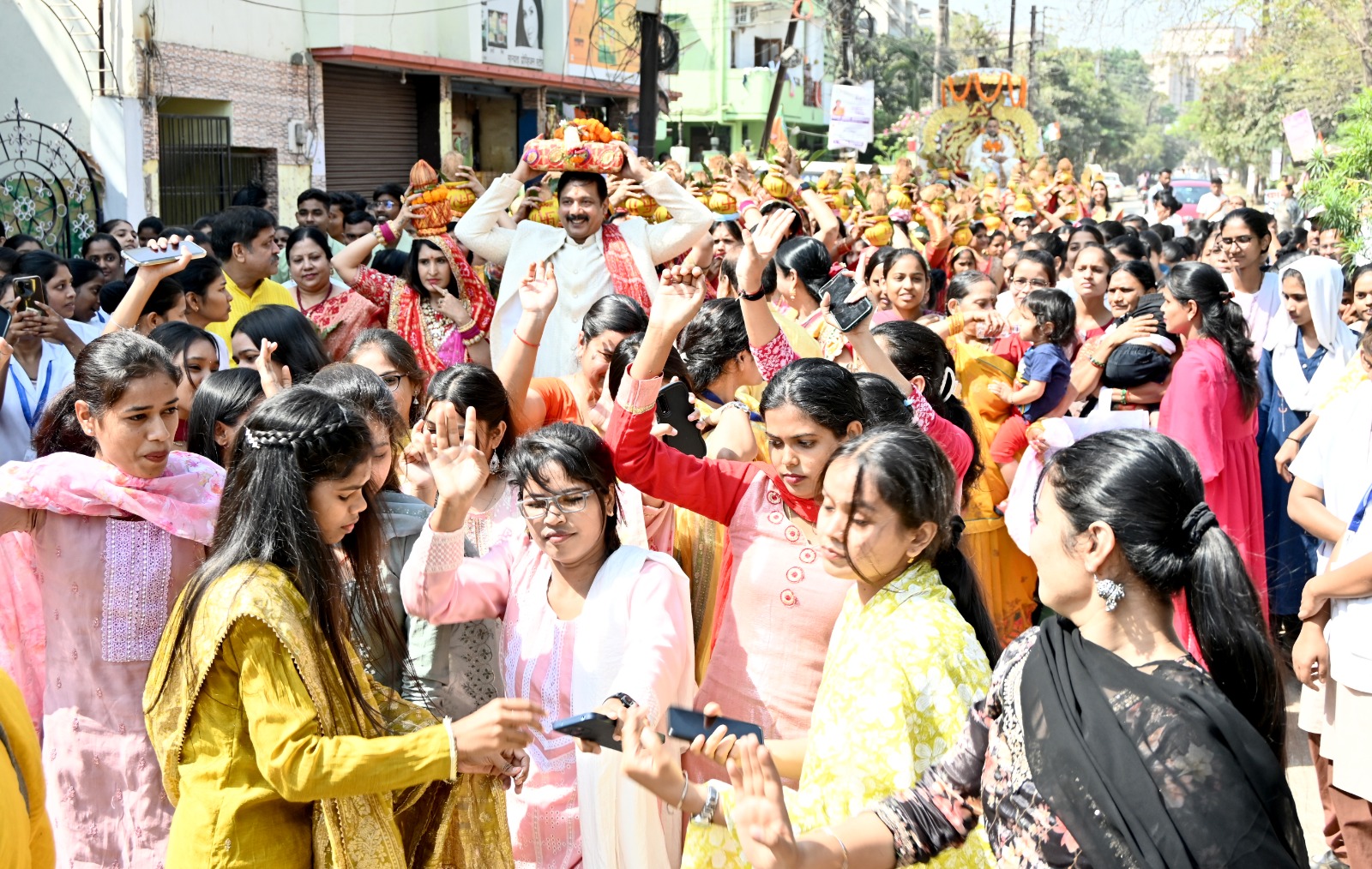 Grand event of Shrimad Bhagwat Katha