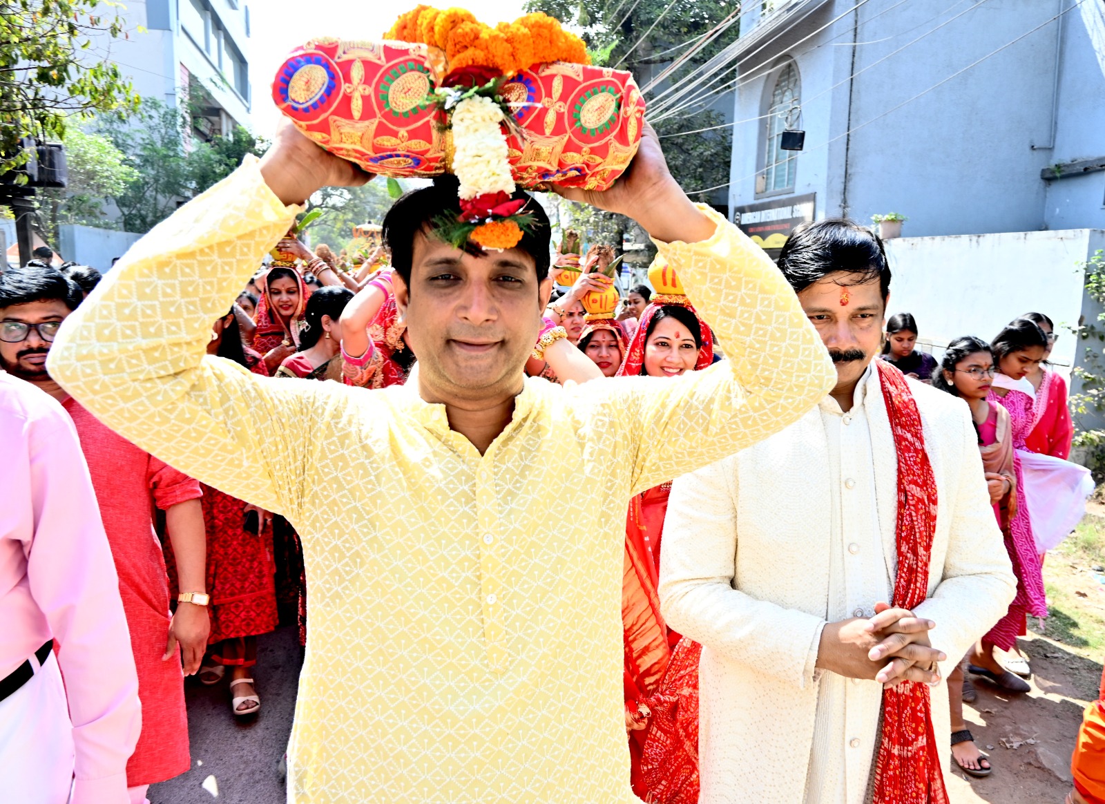 Grand event of Shrimad Bhagwat Katha