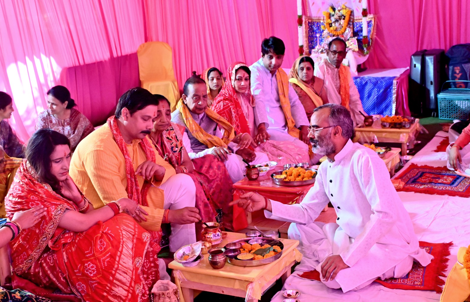 Grand event of Shrimad Bhagwat Katha