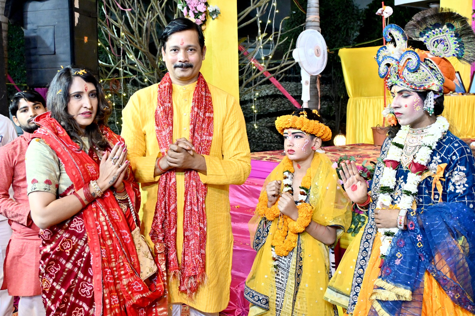 Grand event of Shrimad Bhagwat Katha