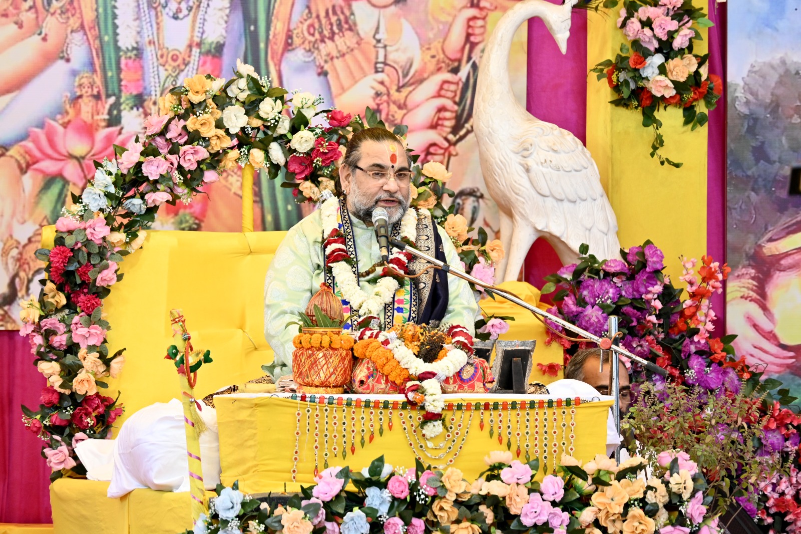 Grand event of Shrimad Bhagwat Katha