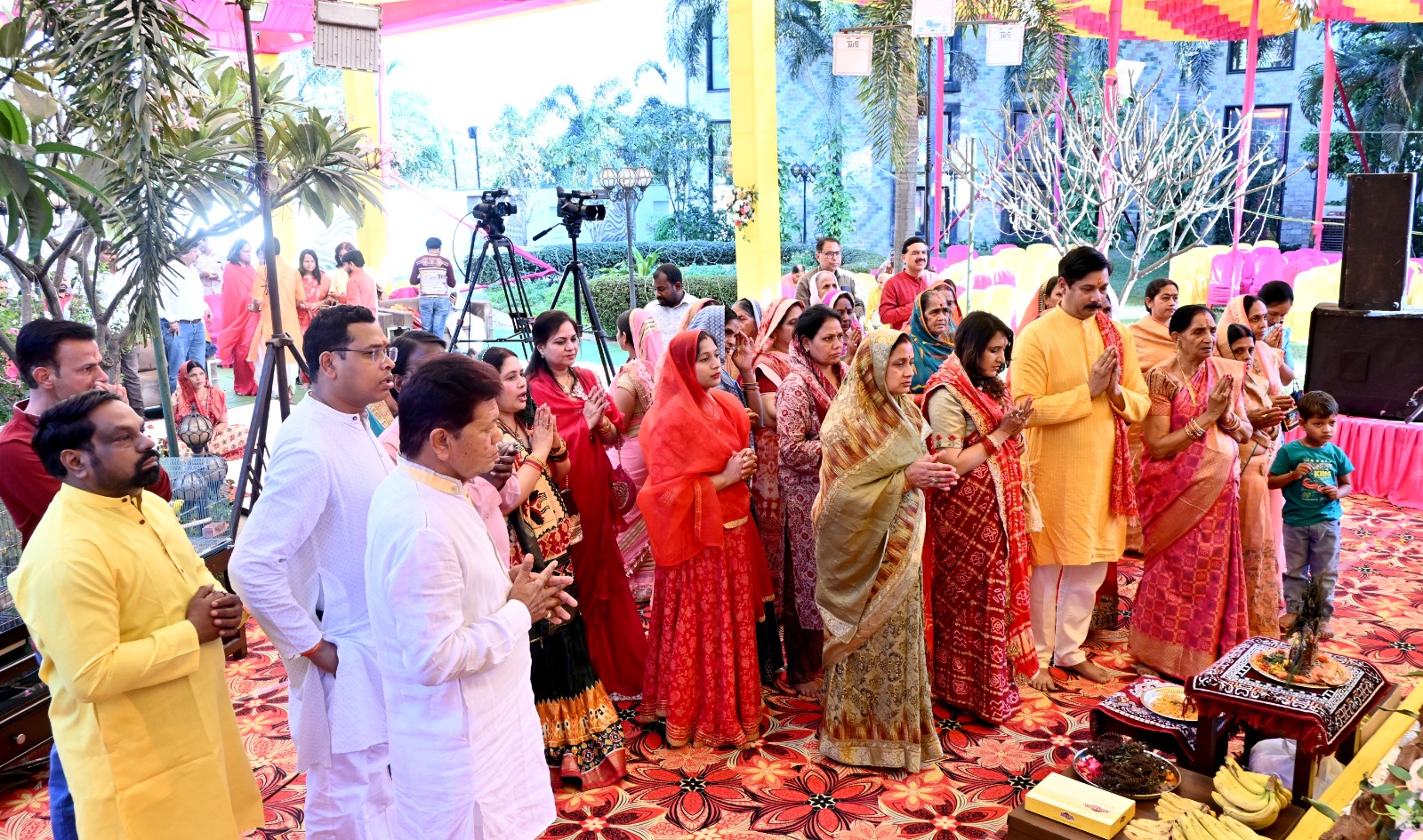 Grand event of Shrimad Bhagwat Katha