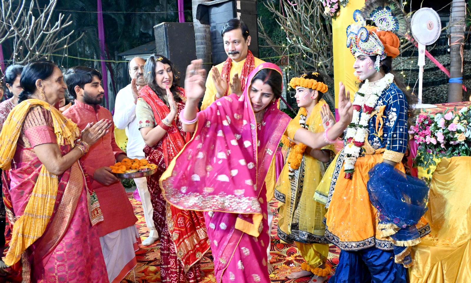 Grand event of Shrimad Bhagwat Katha