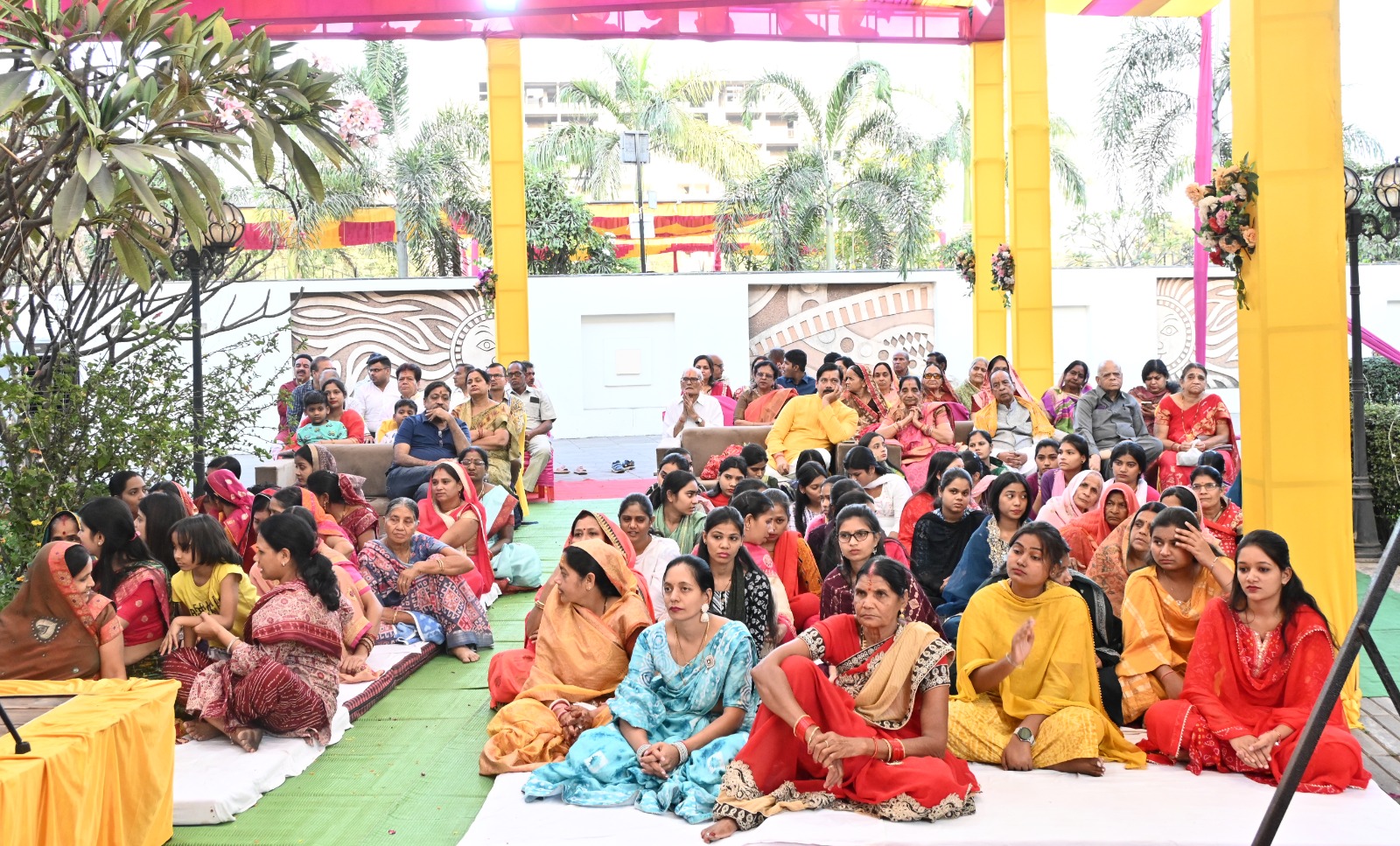 Grand event of Shrimad Bhagwat Katha
