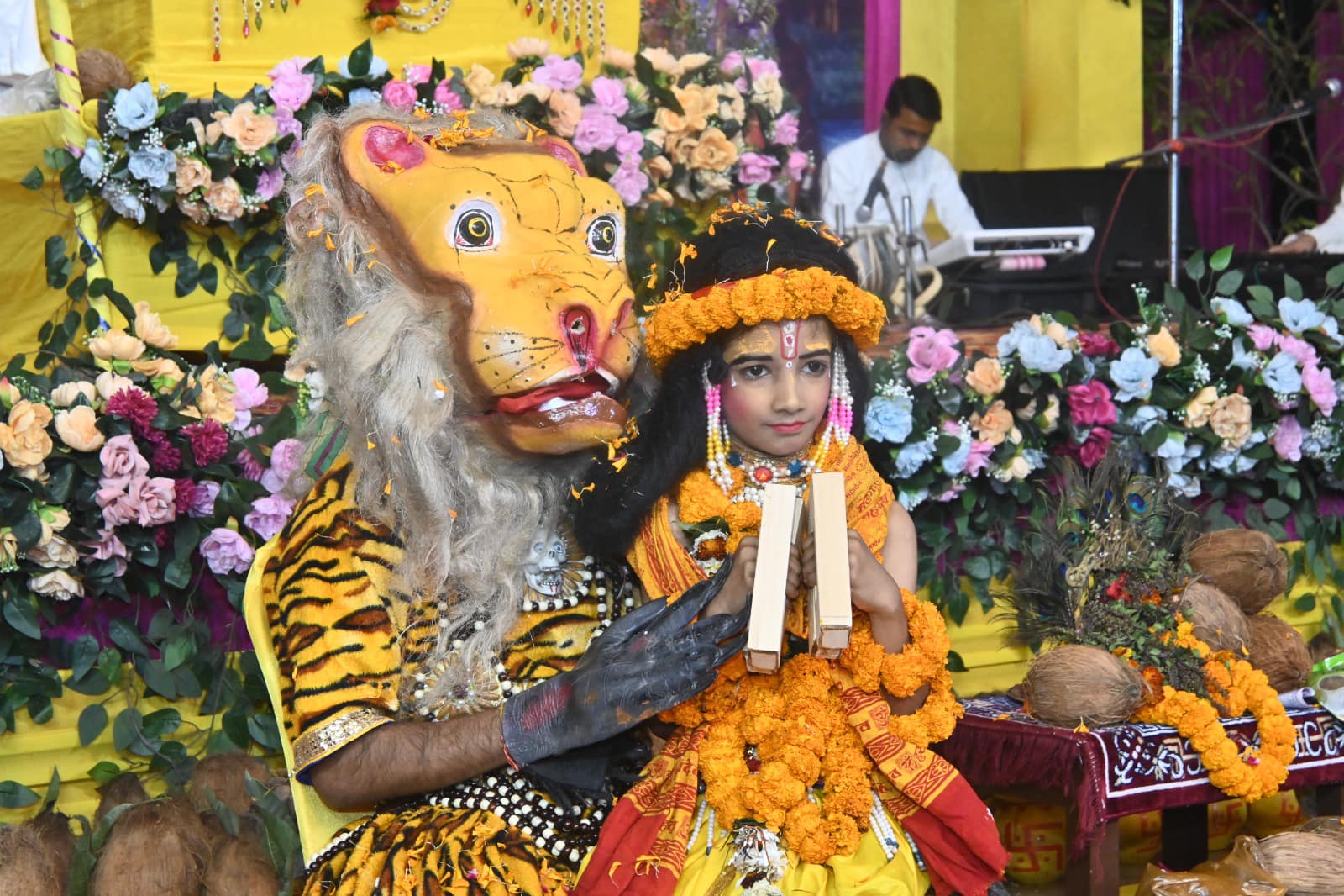 Grand event of Shrimad Bhagwat Katha