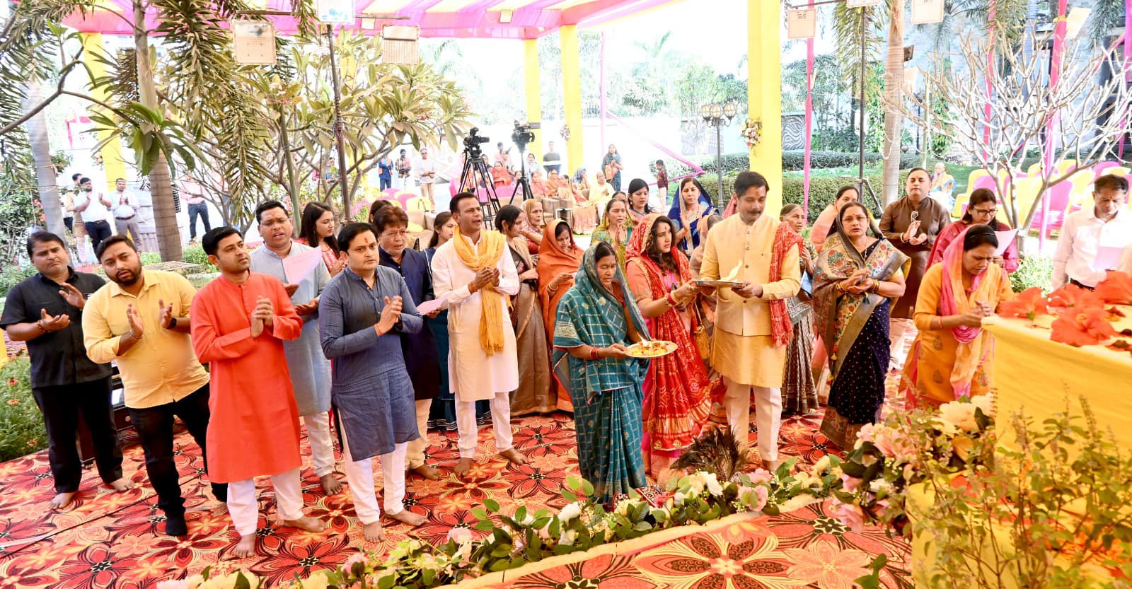 Grand event of Shrimad Bhagwat Katha