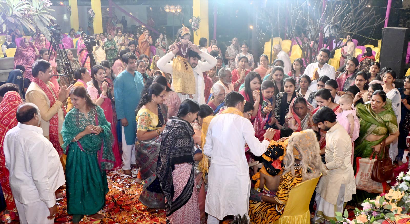 Grand event of Shrimad Bhagwat Katha