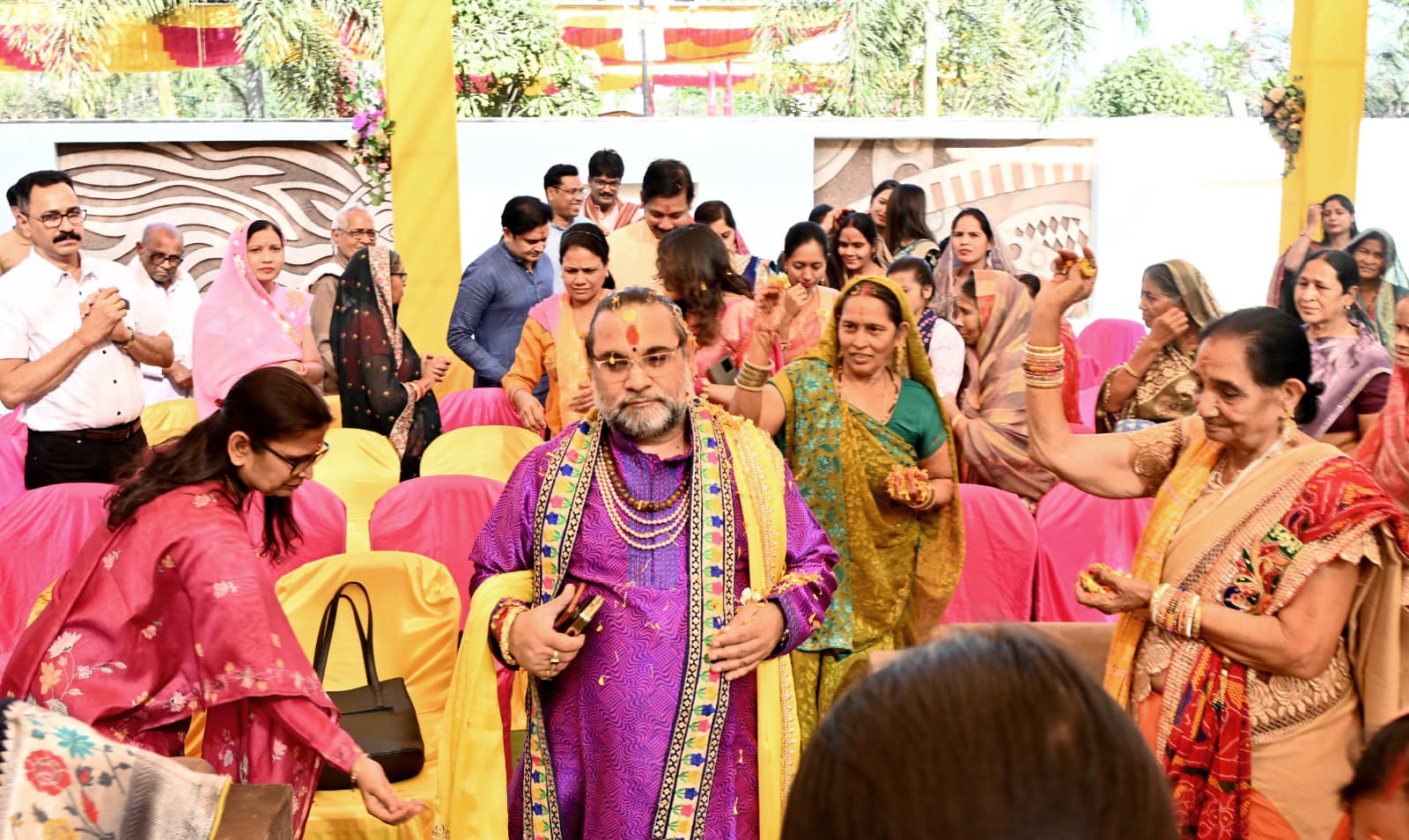 Grand event of Shrimad Bhagwat Katha