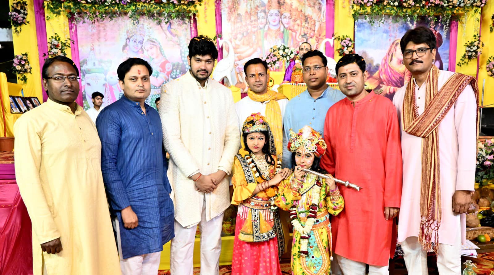 Grand event of Shrimad Bhagwat Katha