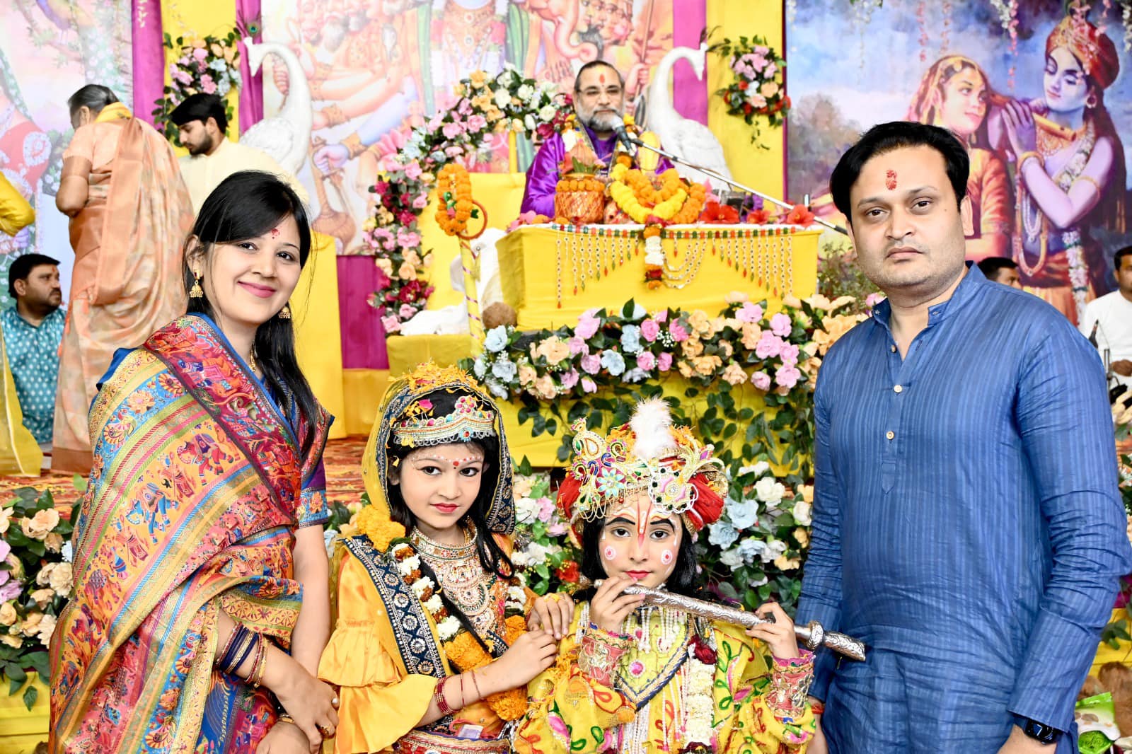 Grand event of Shrimad Bhagwat Katha