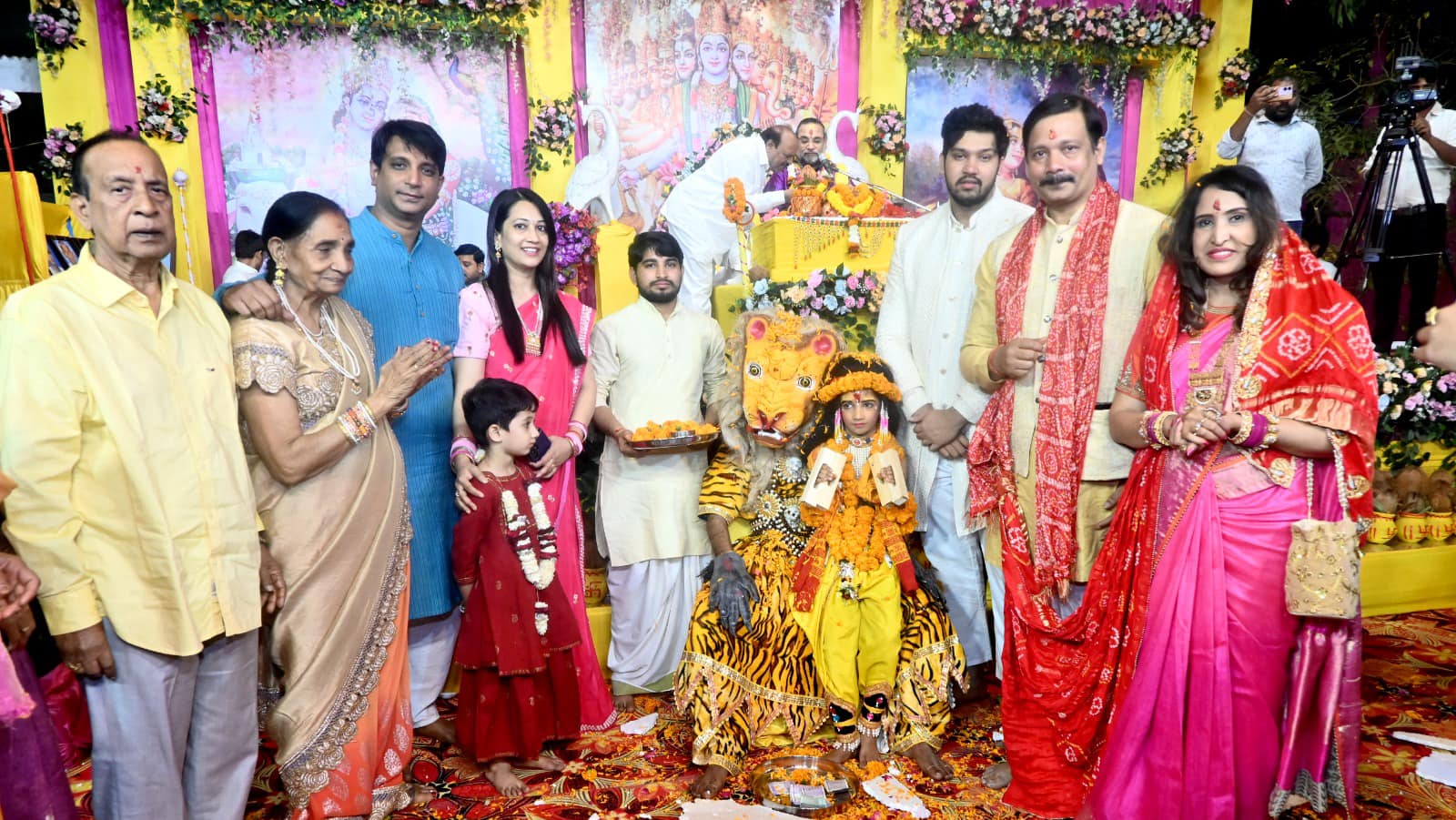 Grand event of Shrimad Bhagwat Katha
