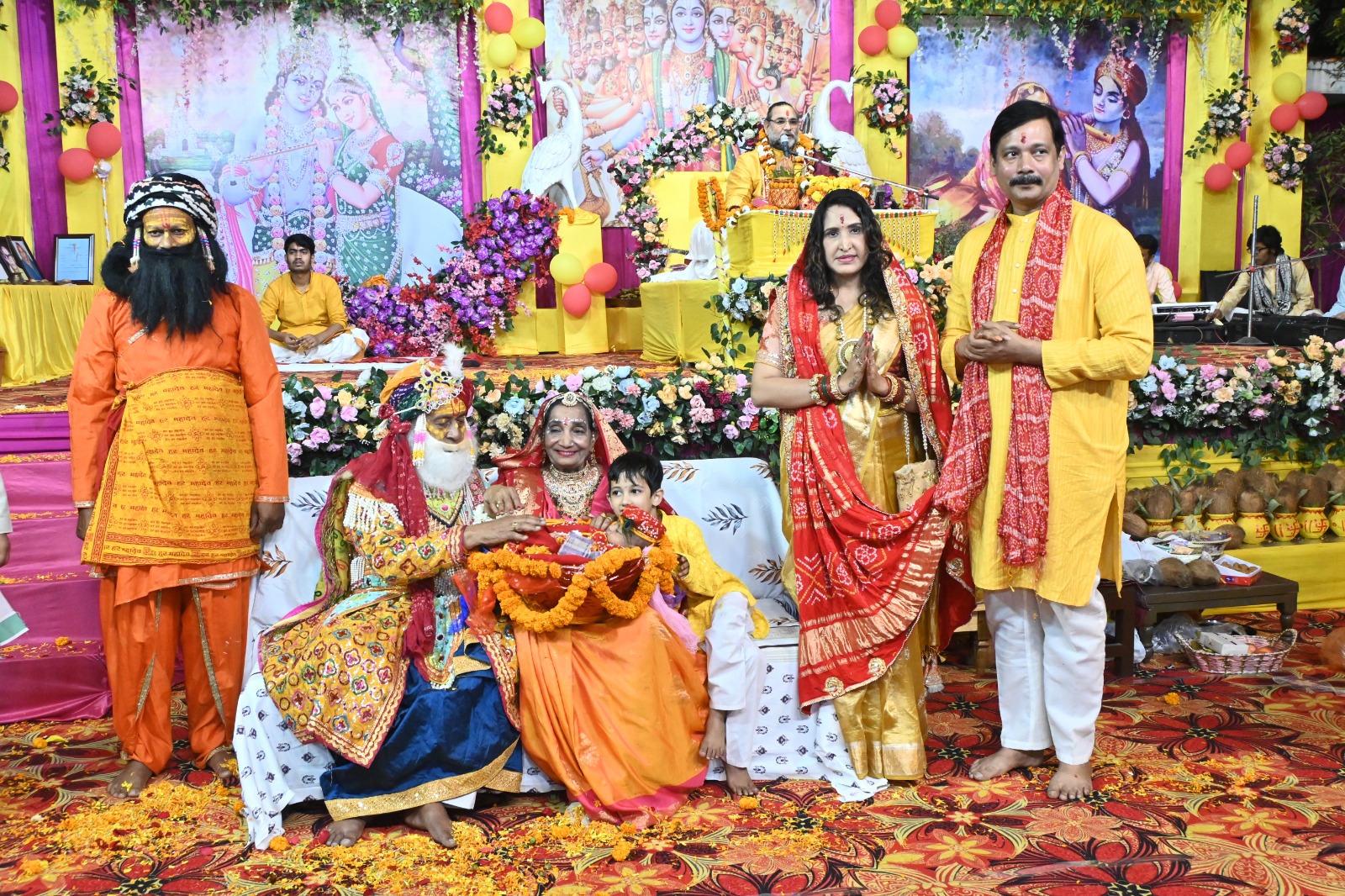 Grand event of Shrimad Bhagwat Katha