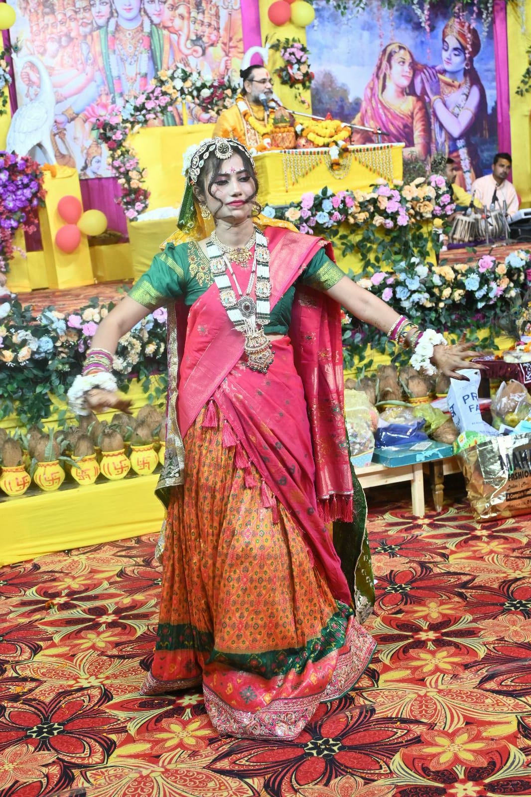 Grand event of Shrimad Bhagwat Katha