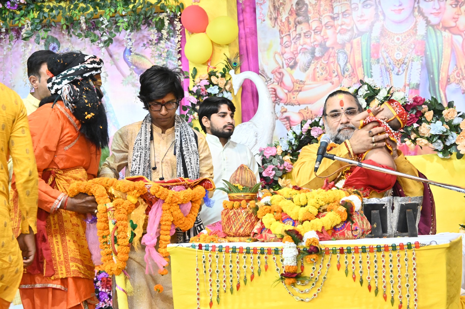 Grand event of Shrimad Bhagwat Katha