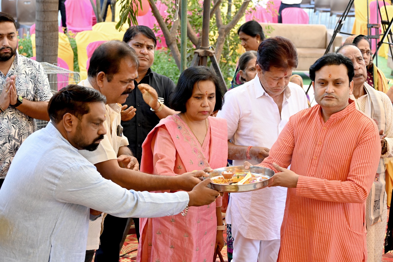 Grand event of Shrimad Bhagwat Katha