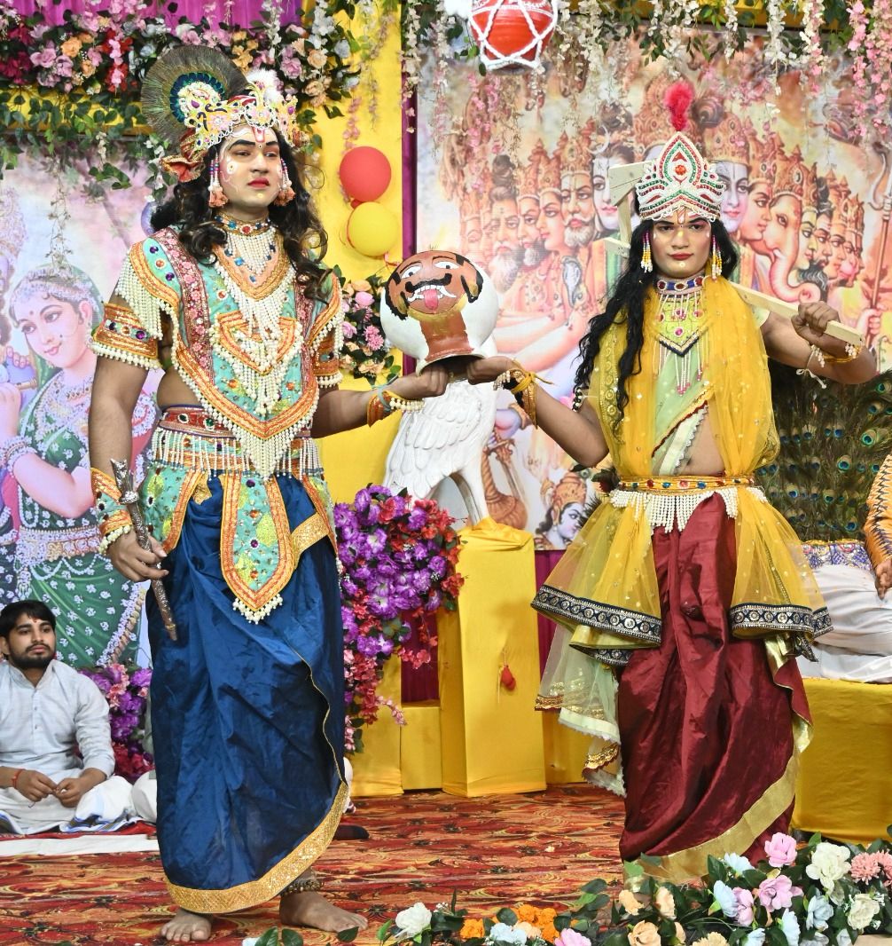 Grand event of Shrimad Bhagwat Katha