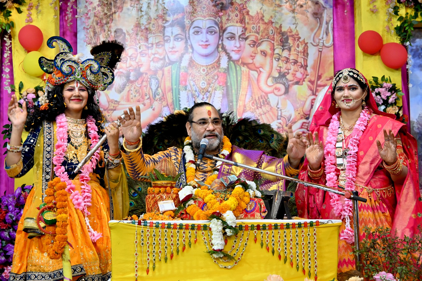 Grand event of Shrimad Bhagwat Katha