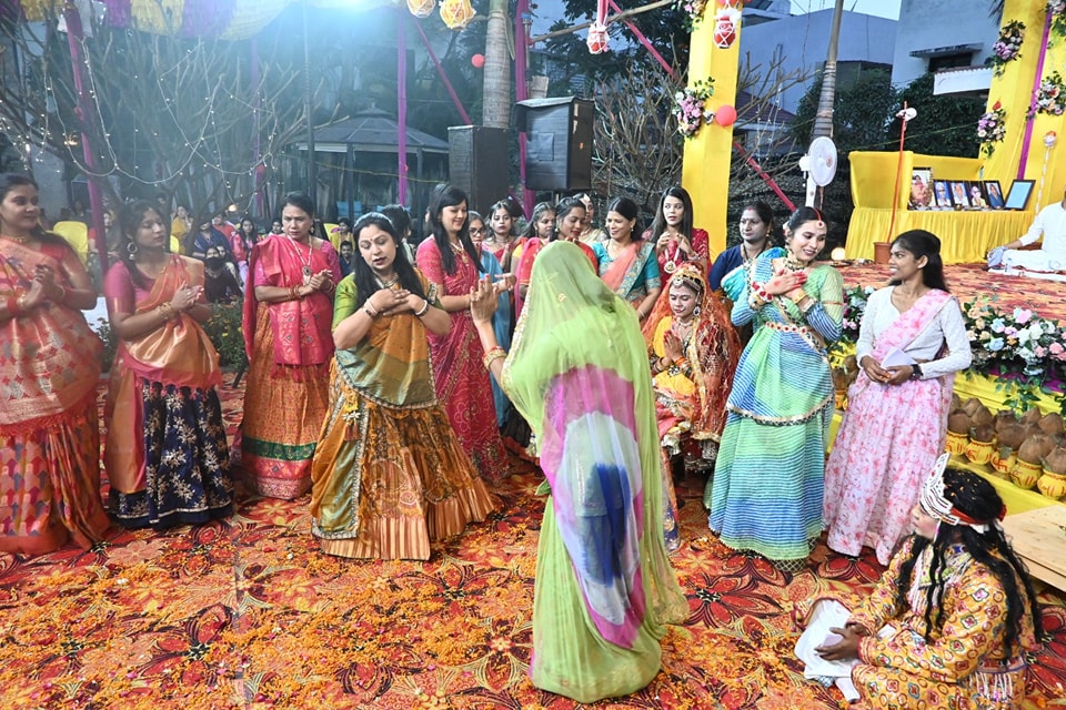 Grand event of Shrimad Bhagwat Katha