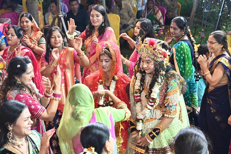 Grand event of Shrimad Bhagwat Katha