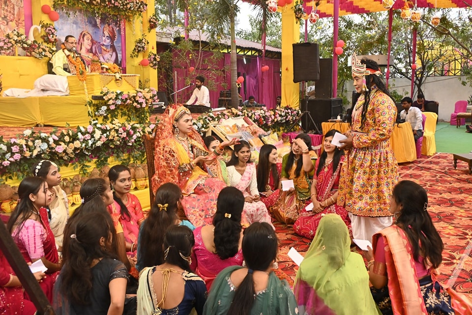 Grand event of Shrimad Bhagwat Katha