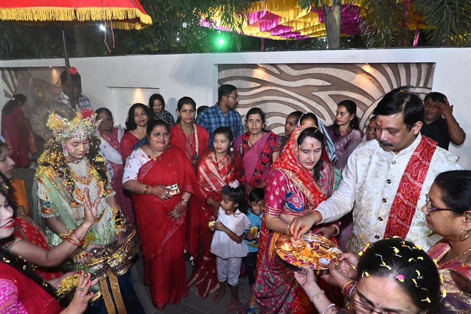 Grand event of Shrimad Bhagwat Katha