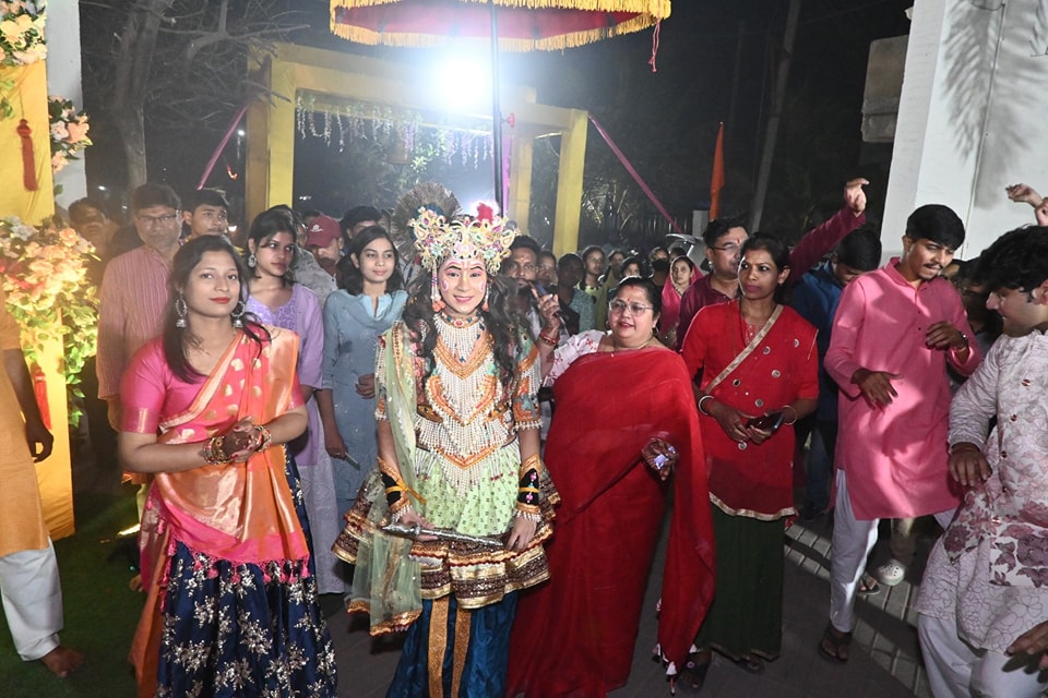 Grand event of Shrimad Bhagwat Katha