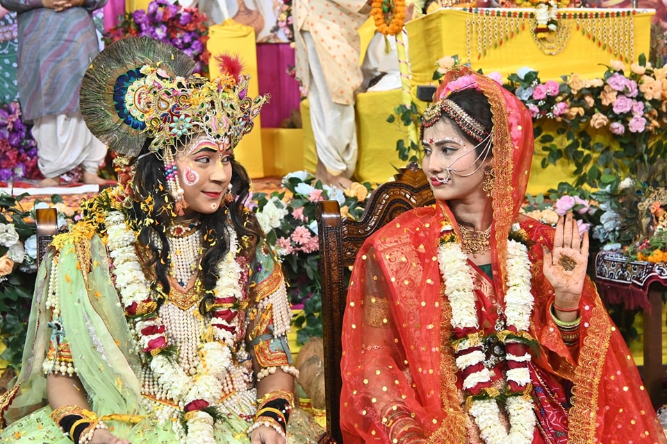 Grand event of Shrimad Bhagwat Katha