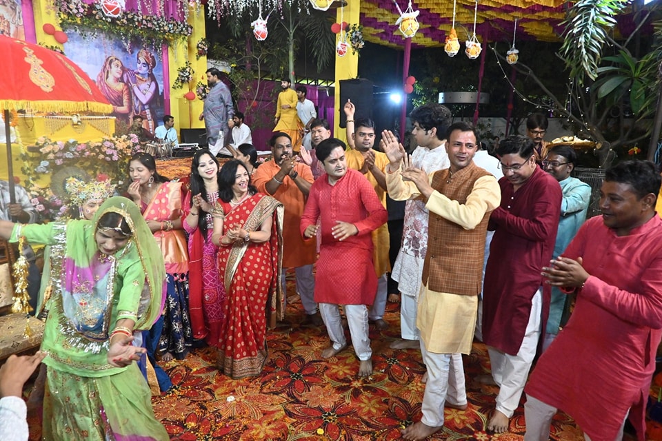 Grand event of Shrimad Bhagwat Katha