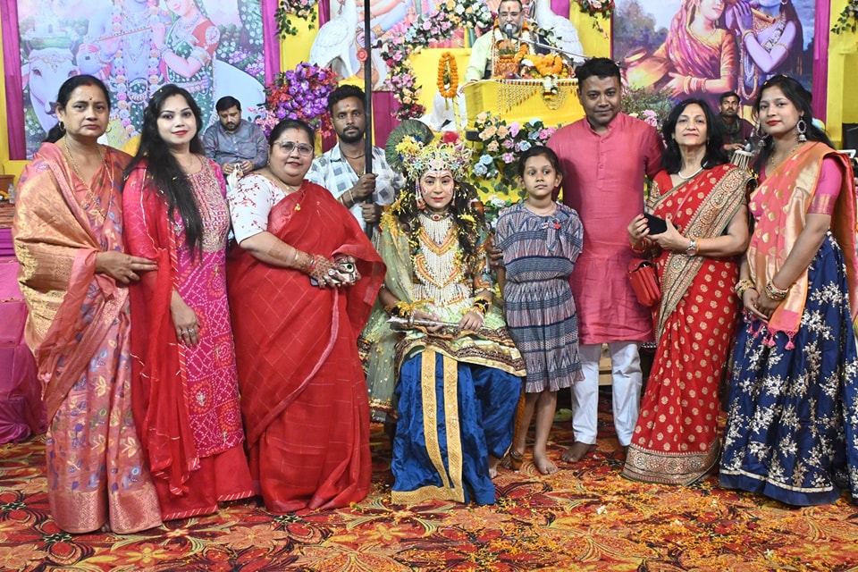 Grand event of Shrimad Bhagwat Katha
