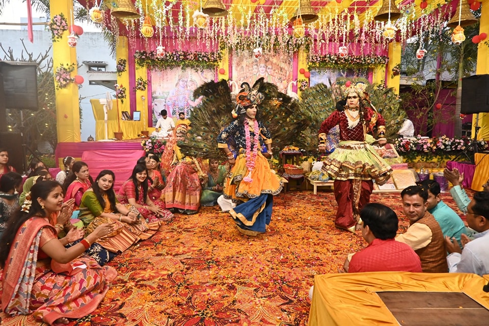 Grand event of Shrimad Bhagwat Katha