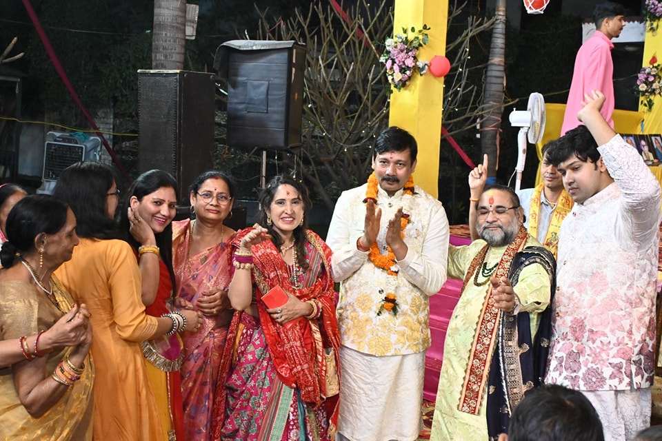 Grand event of Shrimad Bhagwat Katha