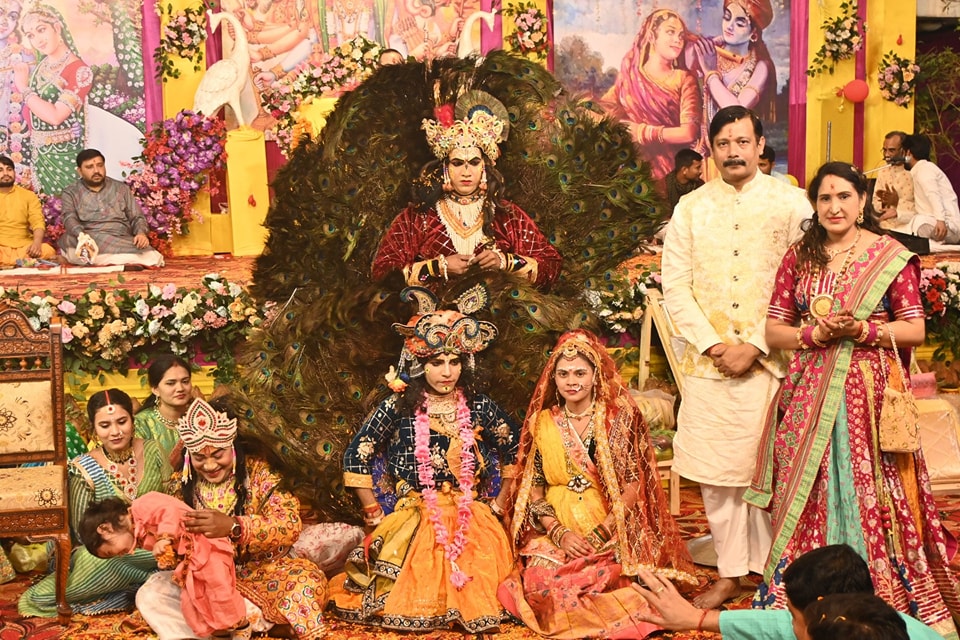 Grand event of Shrimad Bhagwat Katha