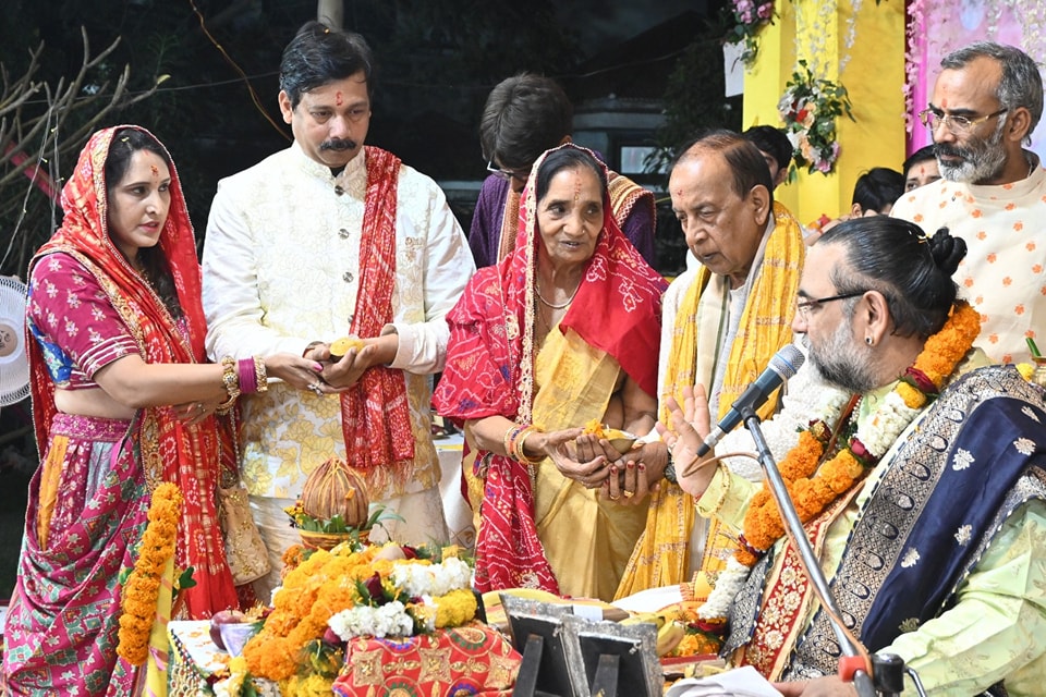 Grand event of Shrimad Bhagwat Katha