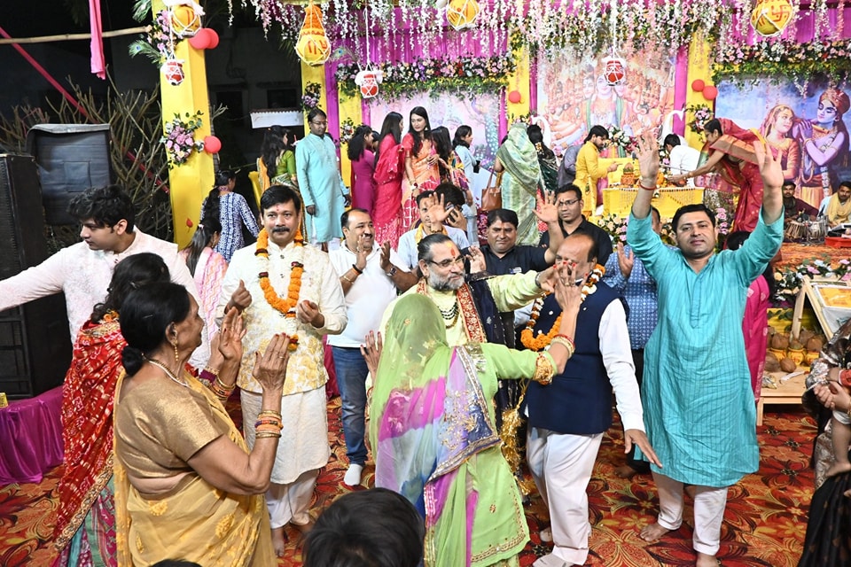 Grand event of Shrimad Bhagwat Katha