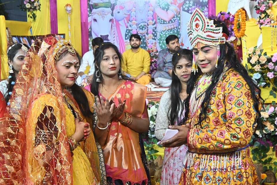 Grand event of Shrimad Bhagwat Katha