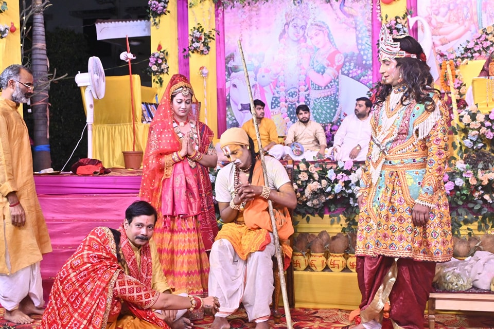 Grand event of Shrimad Bhagwat Katha