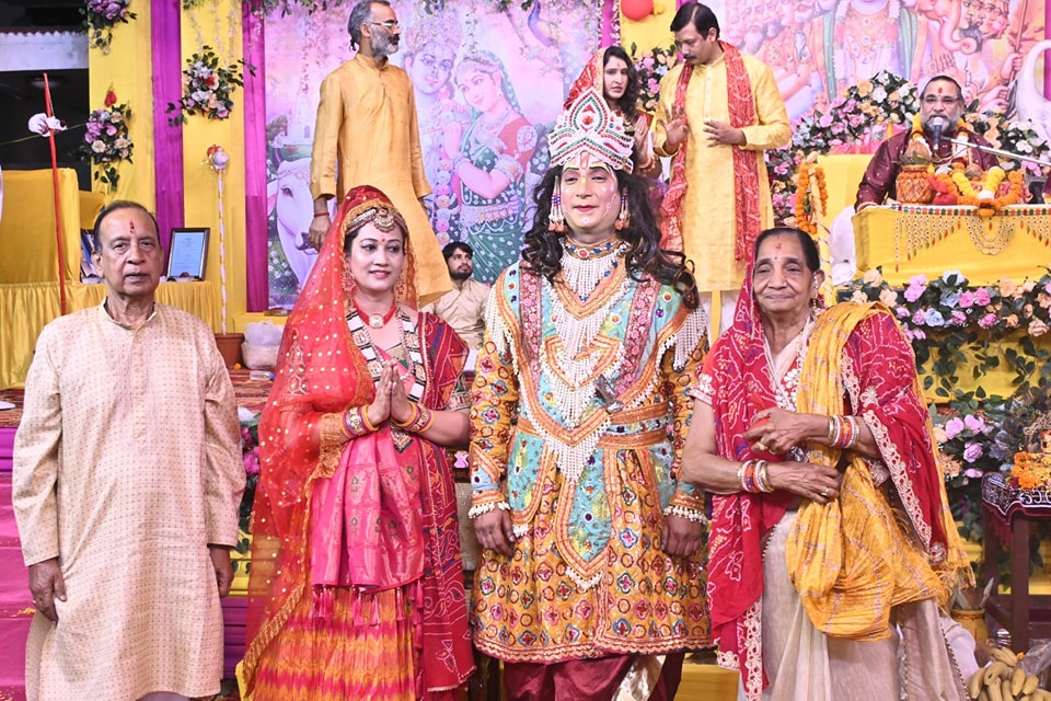 Grand event of Shrimad Bhagwat Katha