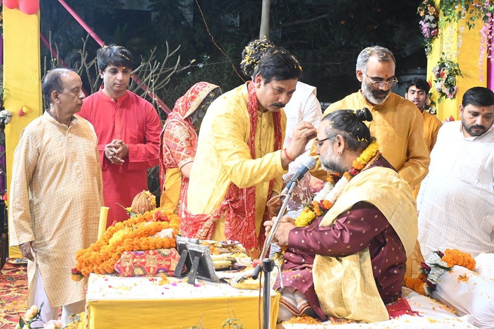 Grand event of Shrimad Bhagwat Katha