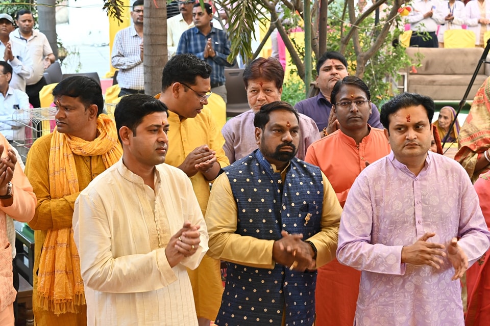Grand event of Shrimad Bhagwat Katha