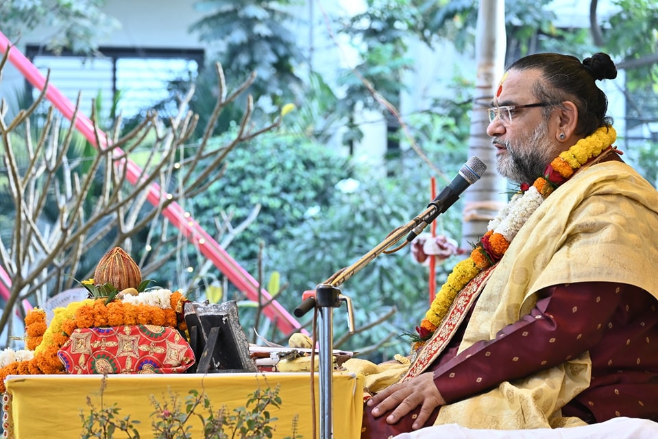 Grand event of Shrimad Bhagwat Katha