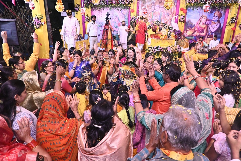 Grand event of Shrimad Bhagwat Katha